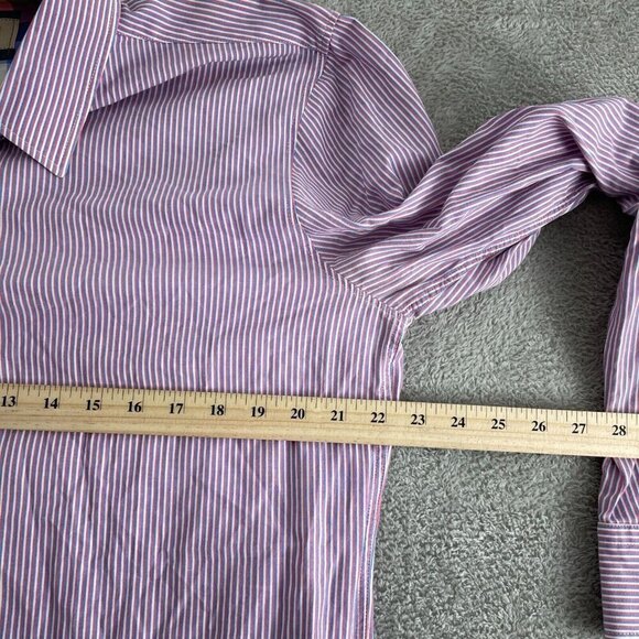 Boss Orange Mens Striped Button-Down Long Sleeve Shirt 1769 - Picture 6 of 8